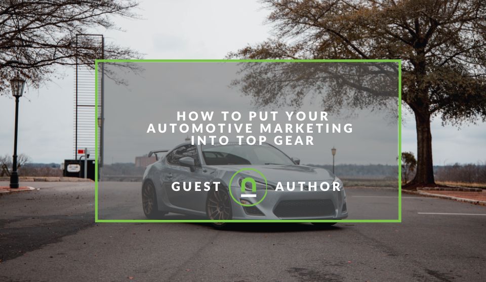 Guide for marketing auto business