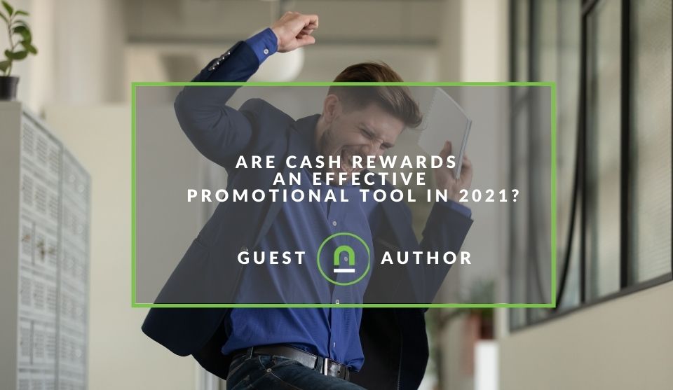 cash rewards as a promotional tool