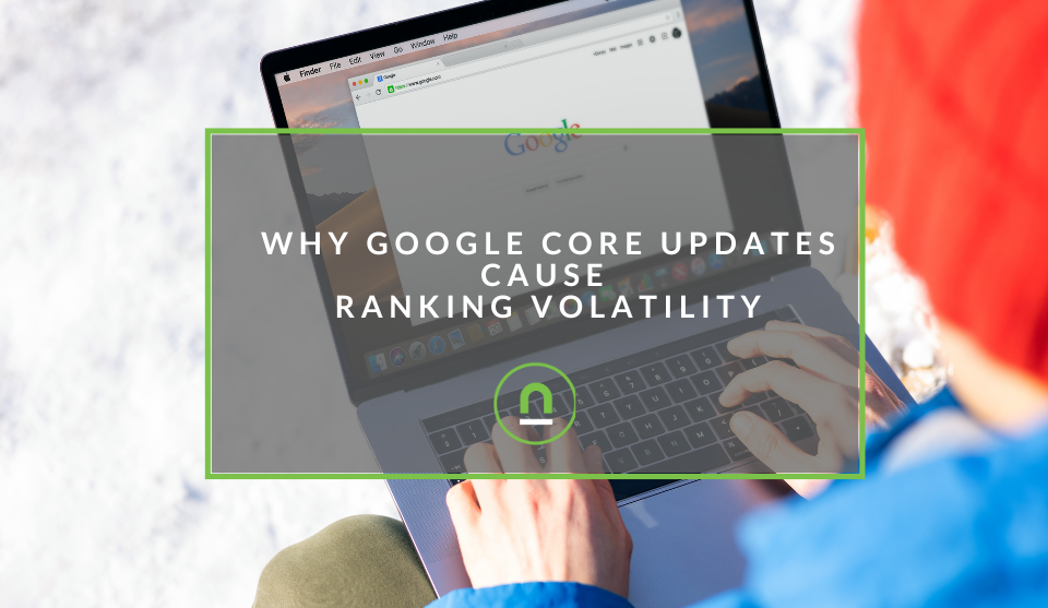 Core updates impact on ranking volatility