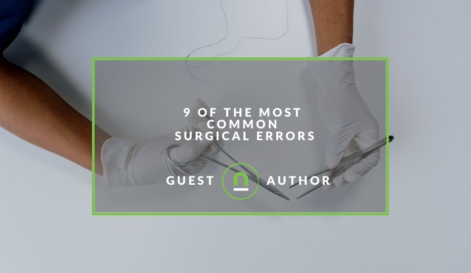Common errors after surgery 