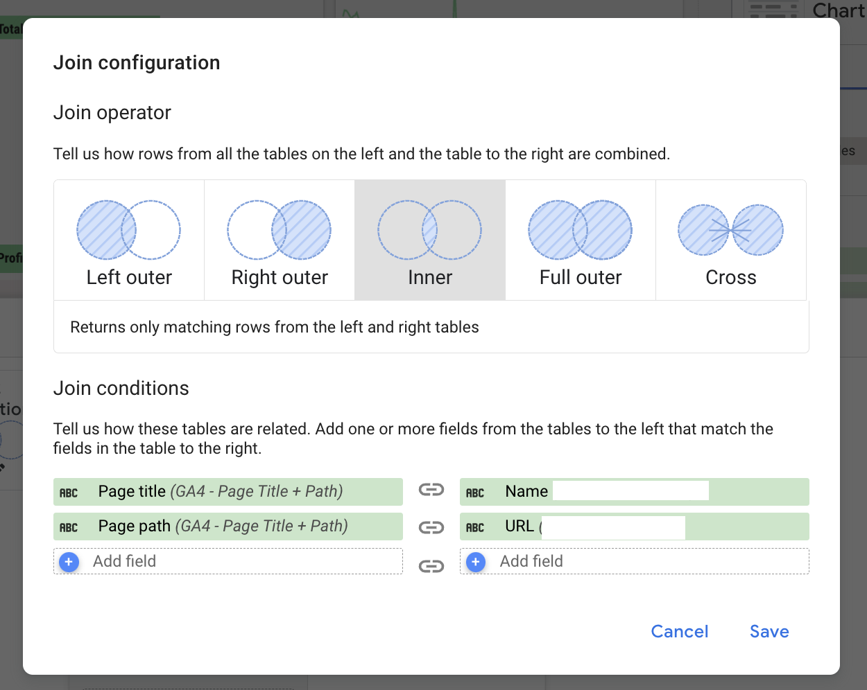 Blend source matching