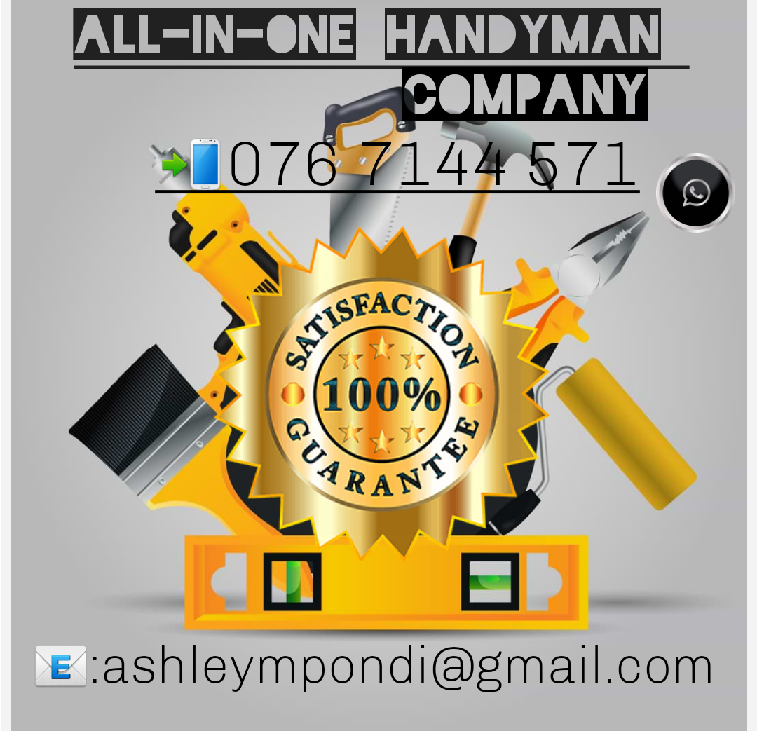 ALL-IN-ONE HANDYMAN COMPANY HOME IMPROVEMENT 