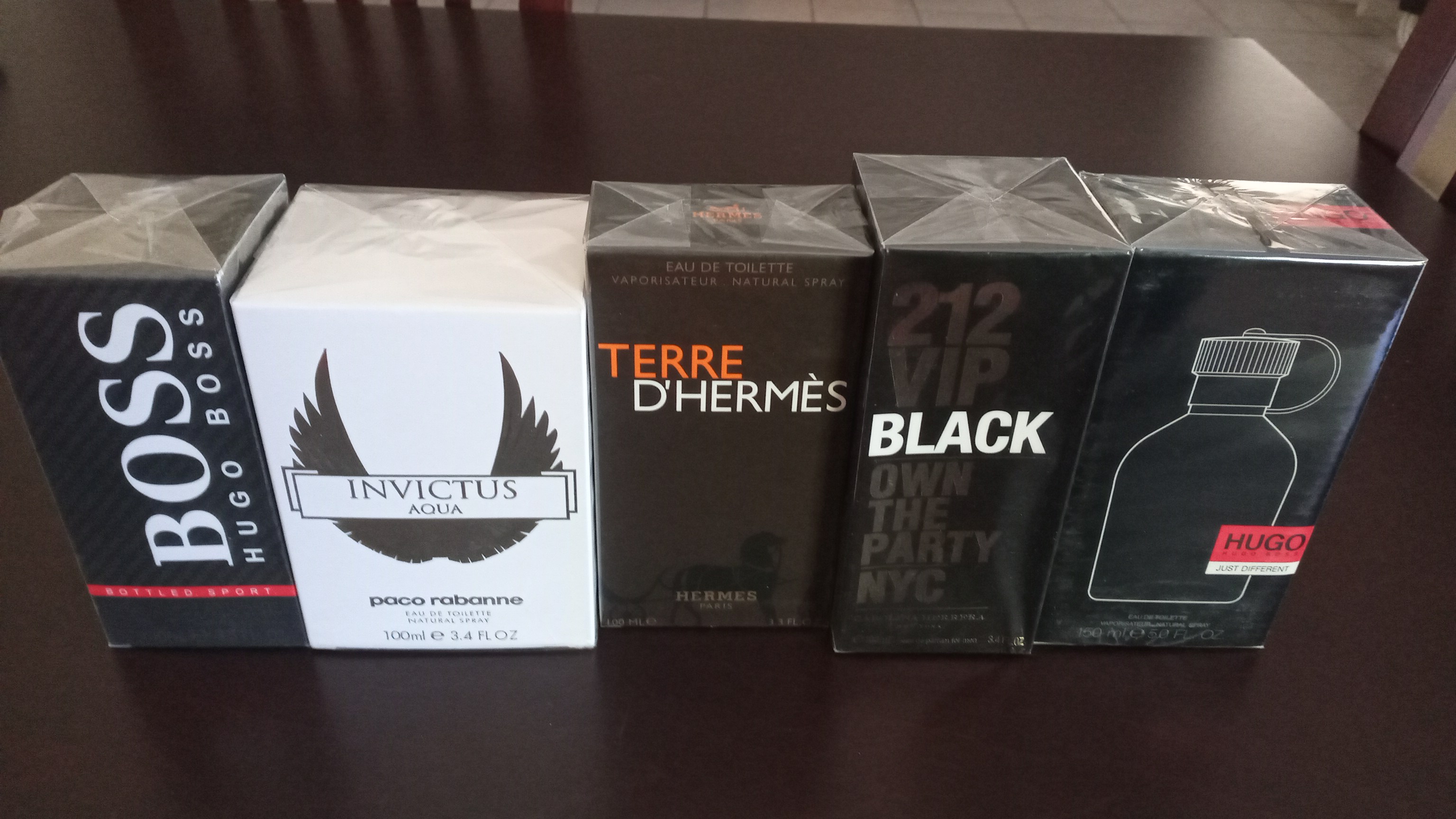 Examples of male fragrances 