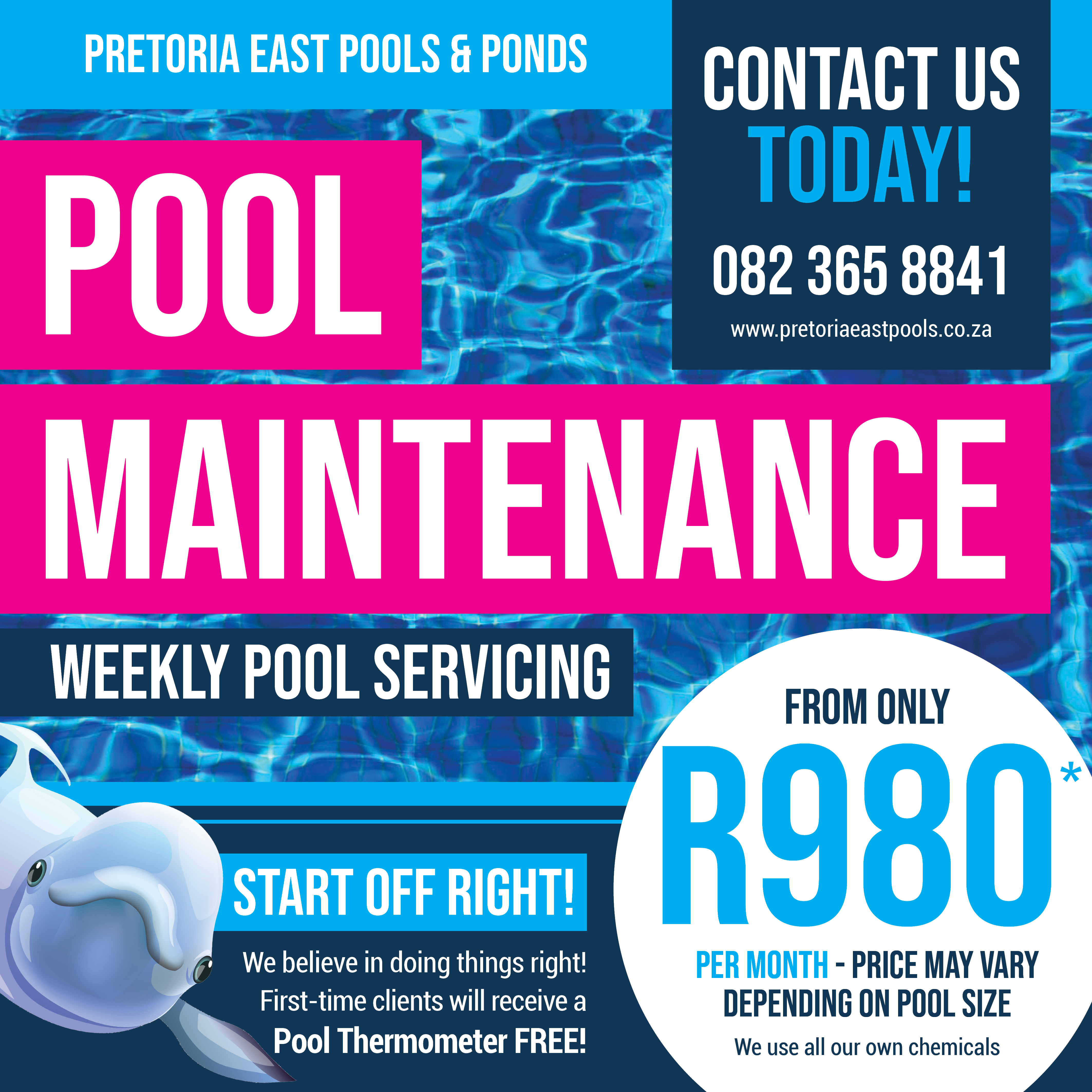 Our pool maintenance offer