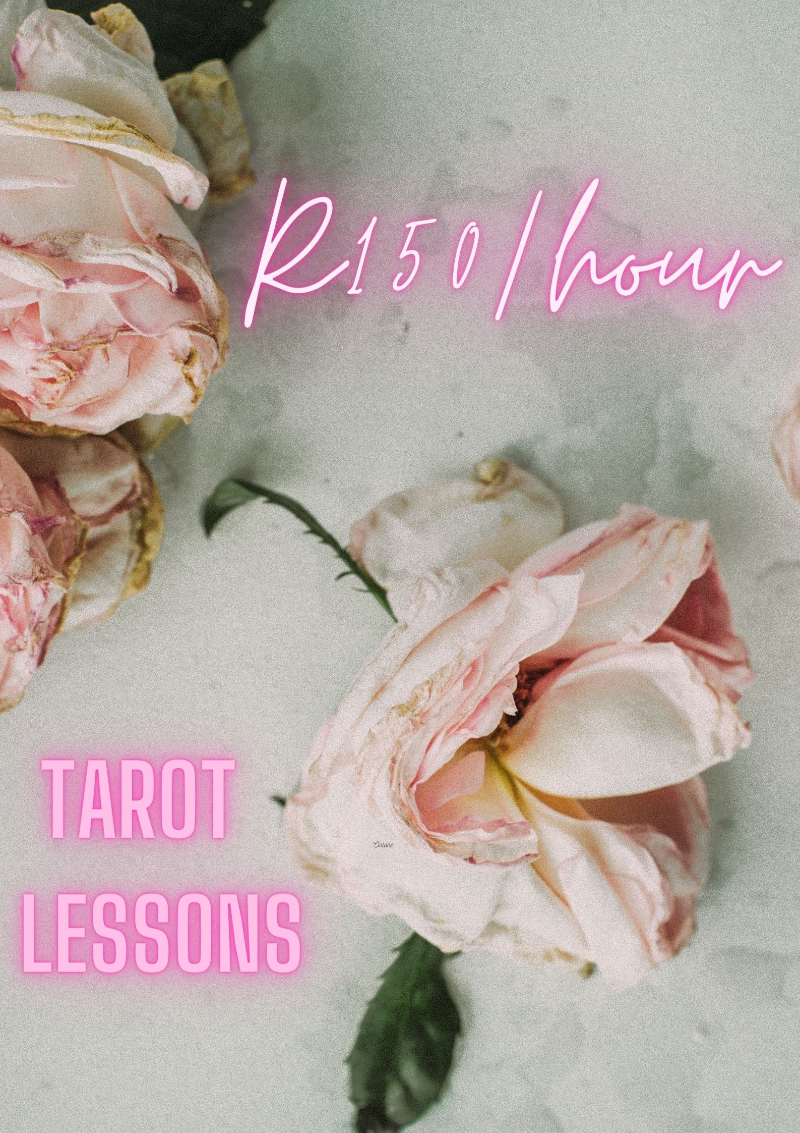Personalised one on one tarot lessons R150 per hour online or in-person at my premises 