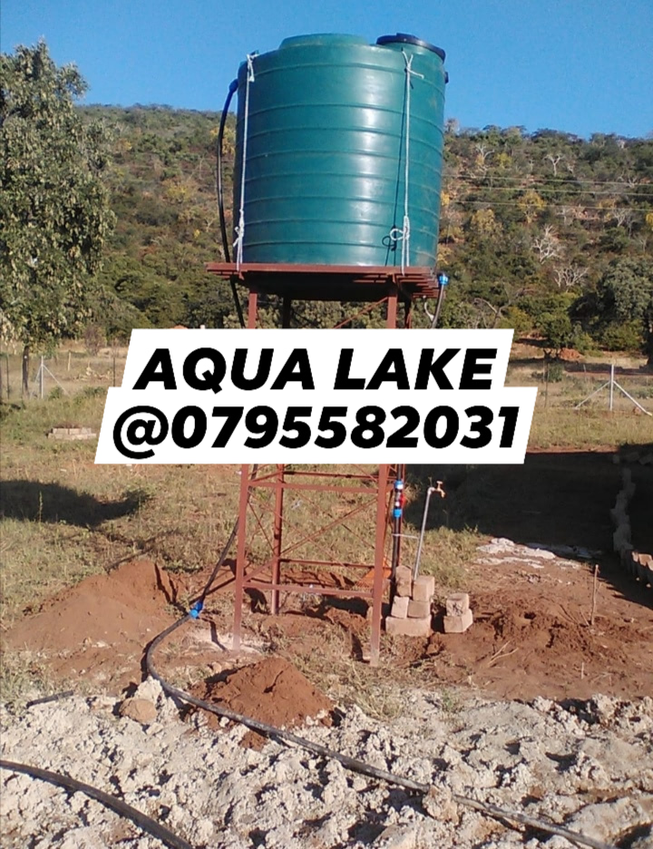 Aqua Lake Tank and Tank stand installation