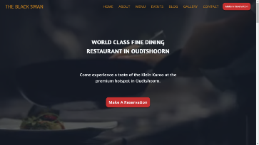 Demo website for a restaurant.