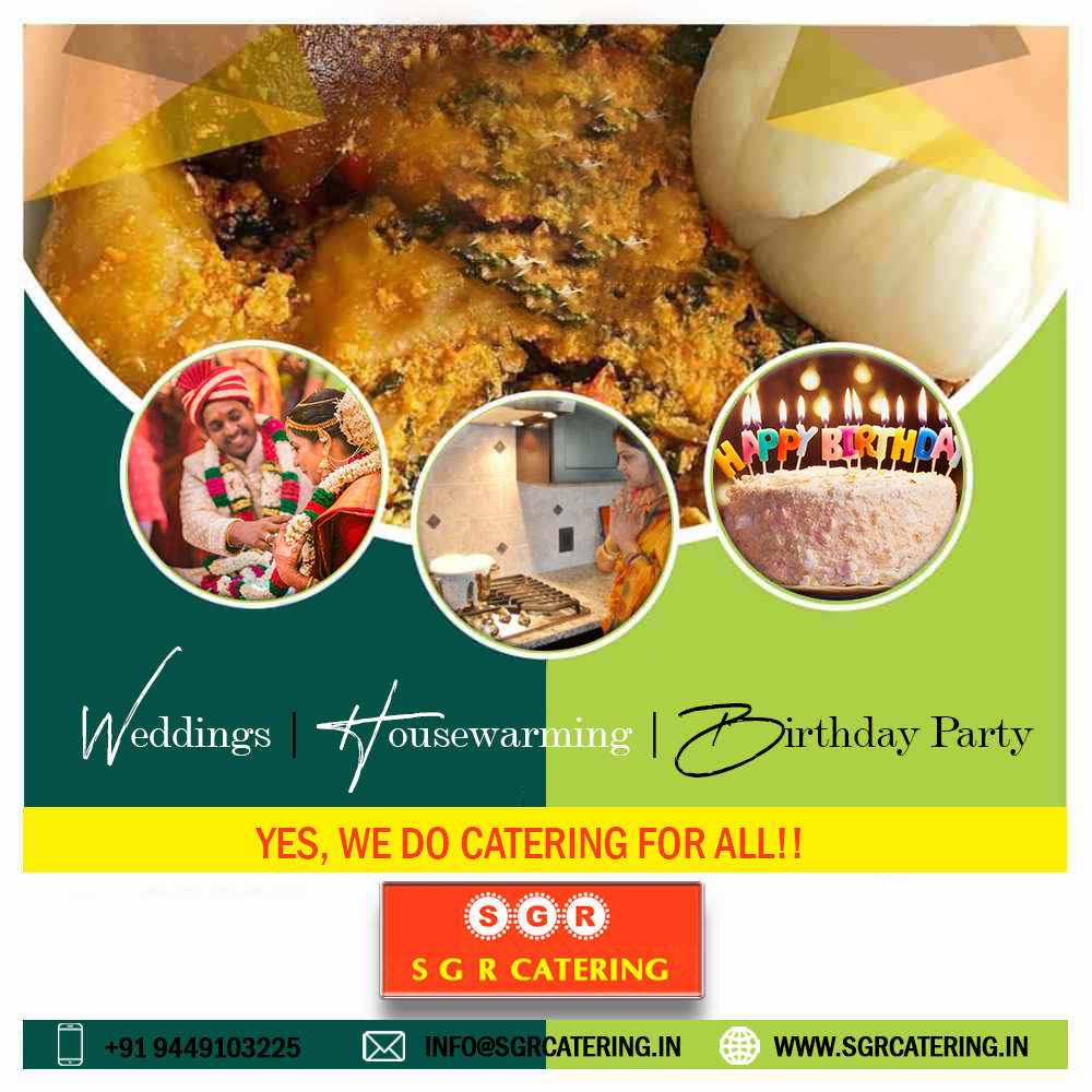 We provide best catering services for wedding, engagements, birthday parties, housewarming and other occasions.