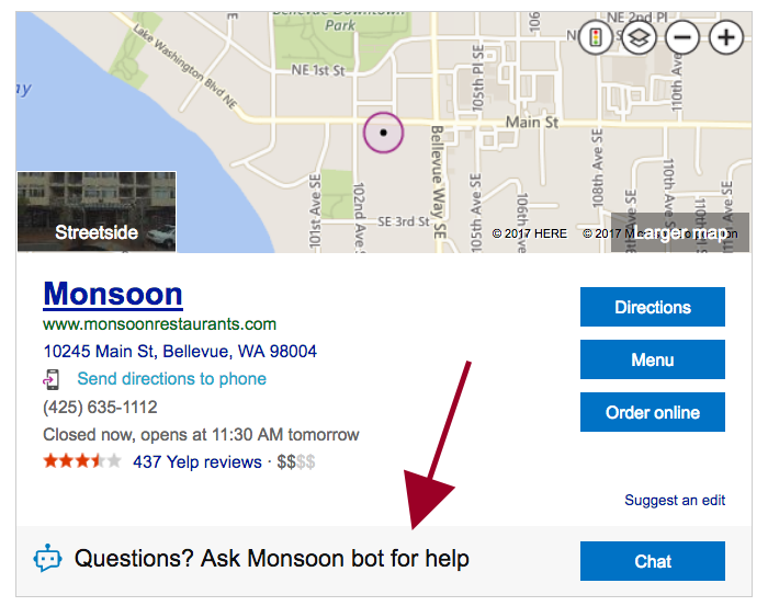 Monsoon search bing chat bot